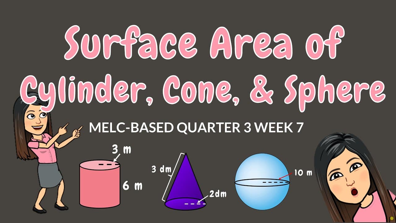 How to Calculate the Surface Area of Cylinders, Cones, and Spheres