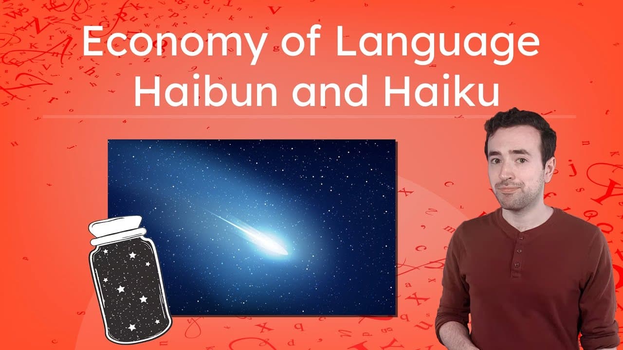 Using Economy of Language to Write Haibun Poetry