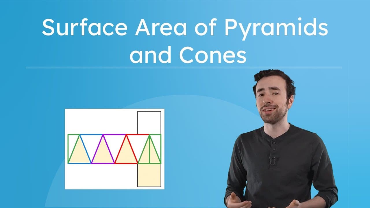 Deriving and Calculating Surface Area for Pyramids and Cones