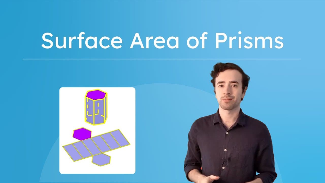 How to Find the Surface Area of Prisms