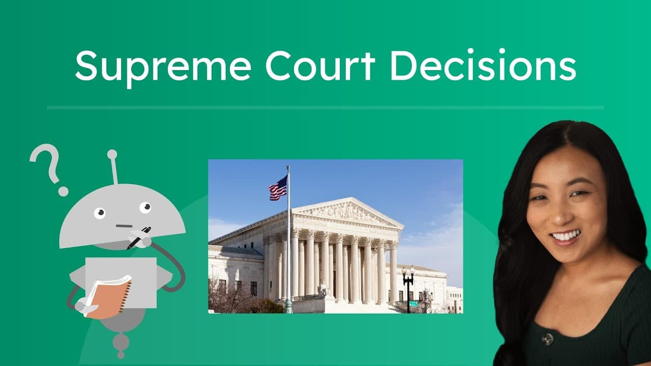 Major Supreme Court Cases That Changed History