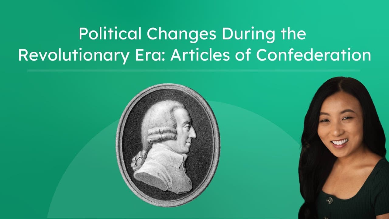 From Pizza to Politics: Understanding the Articles of Confederation
