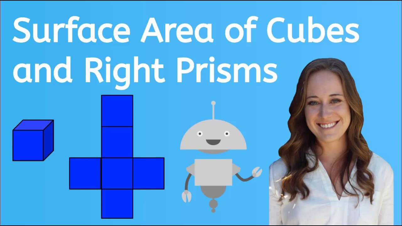 Calculating Surface Area with Nets: Cubes and Prisms