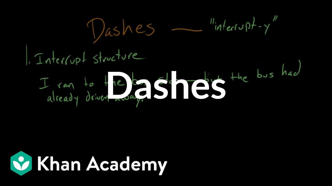 How and When to Use Dashes in Writing