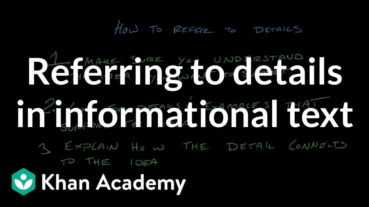 How to Use Text Evidence to Prove Your Point