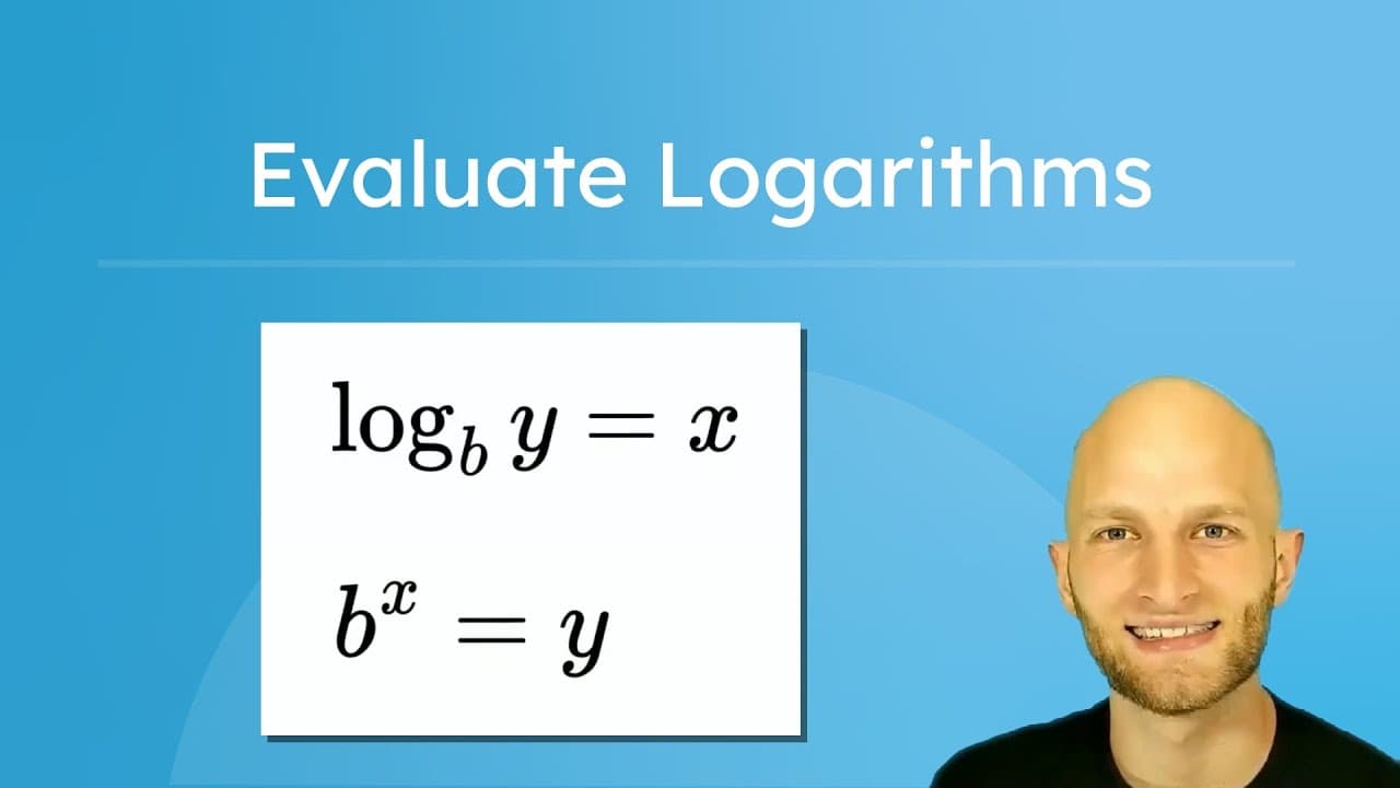 Evaluating Logarithms by Converting to Exponents