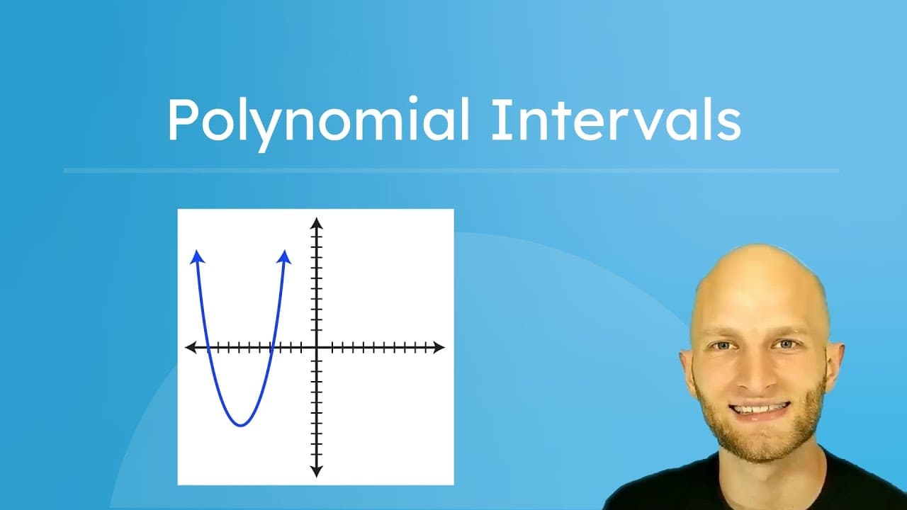 How to Determine Polynomial Signs on Intervals