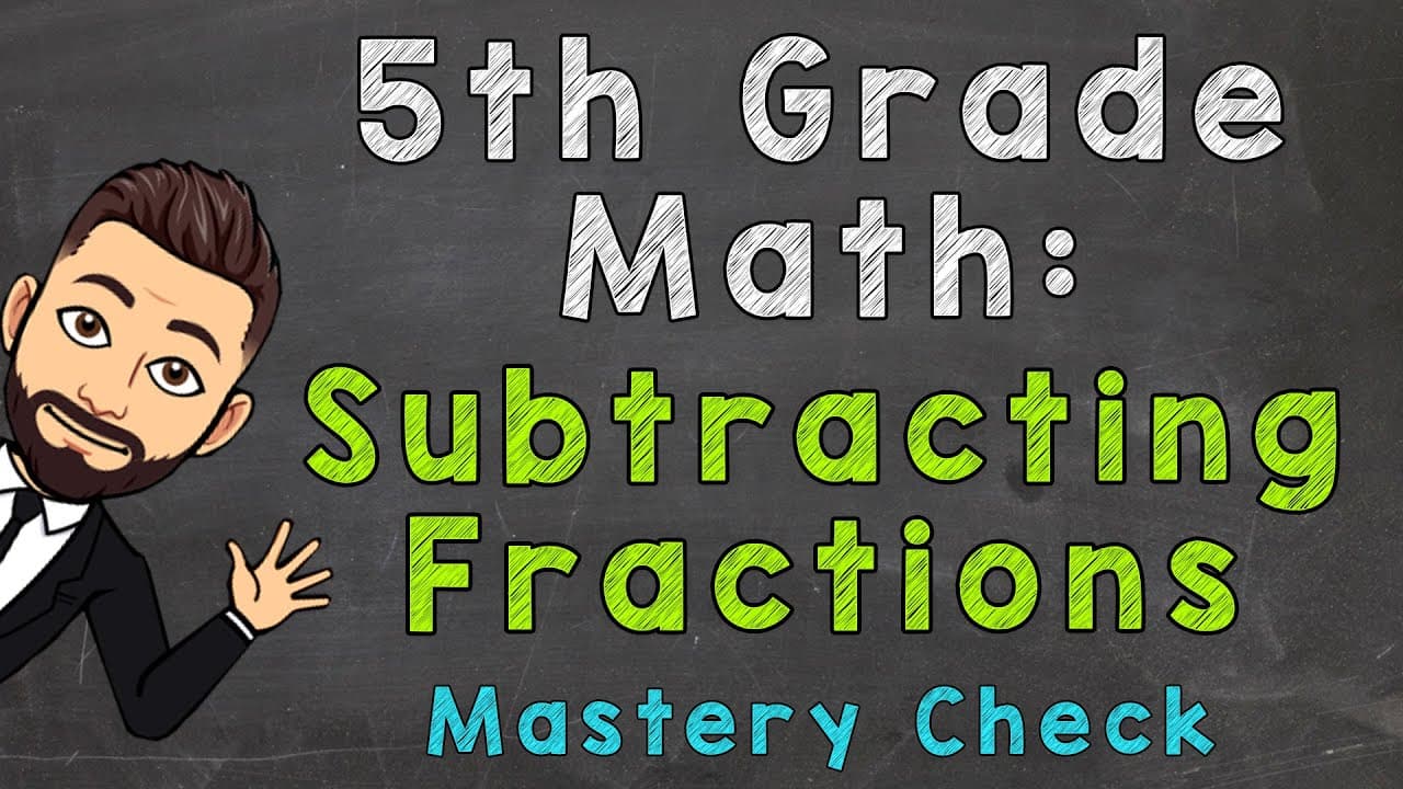 Practice Subtracting Fractions with Unlike Denominators