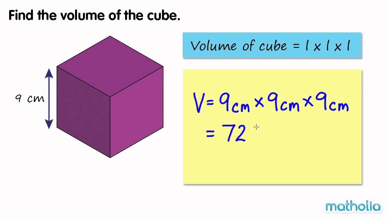 How to Calculate the Volume of a Cube