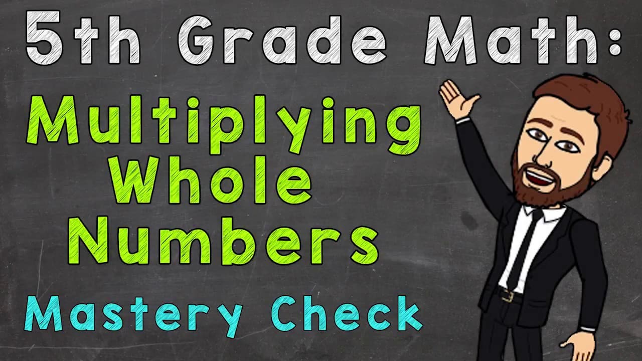 Mastering Whole Number Multiplication: A Self-Check Challenge