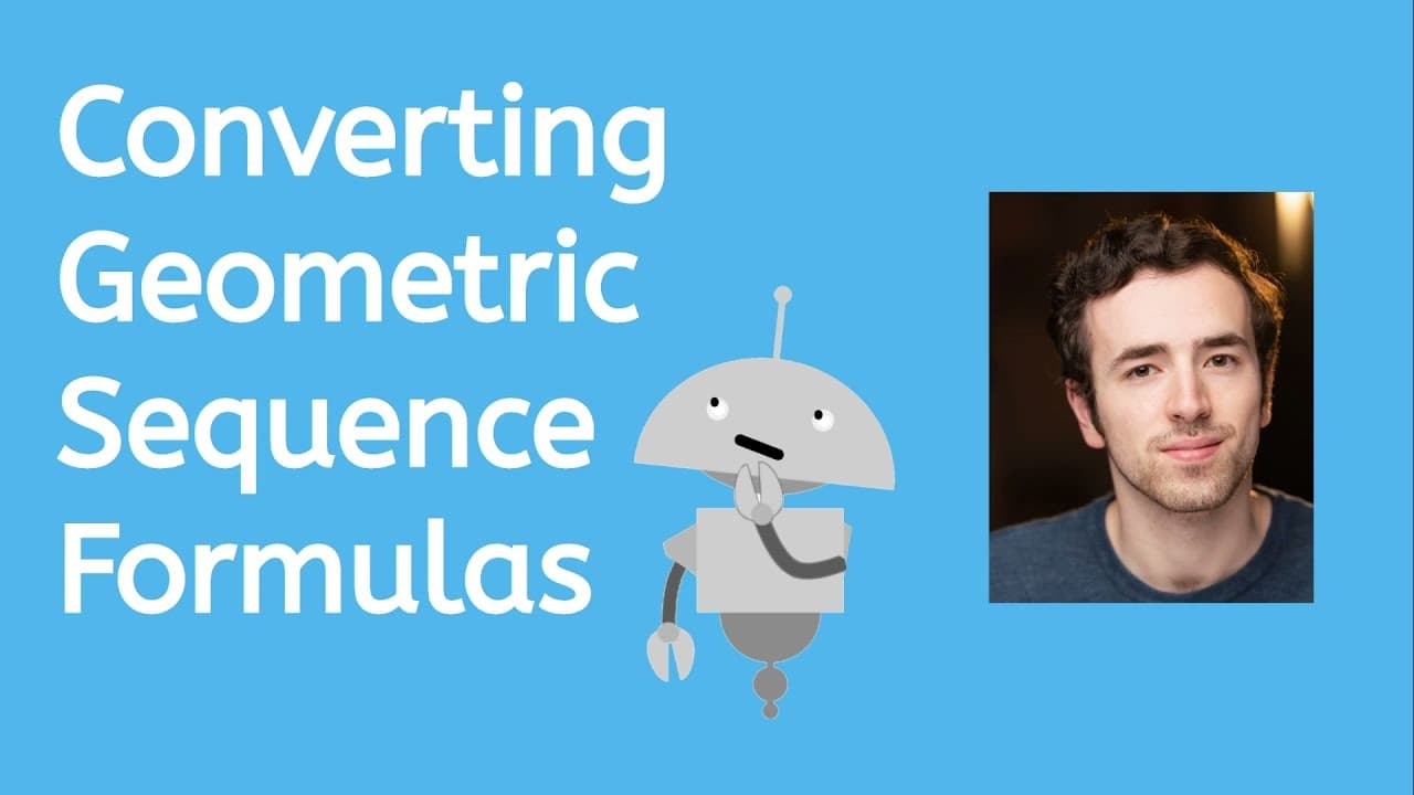 How to Convert Between Recursive and Explicit Geometric Formulas