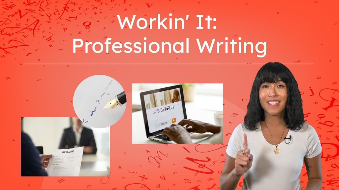 Mastering Professional Writing: Resumes, Cover Letters, and Emails