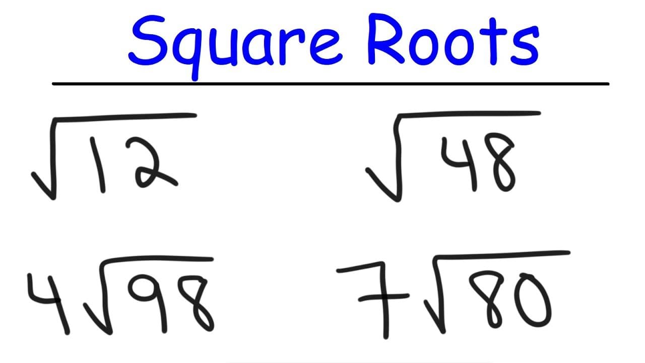 Simplifying Square Roots and Radical Expressions