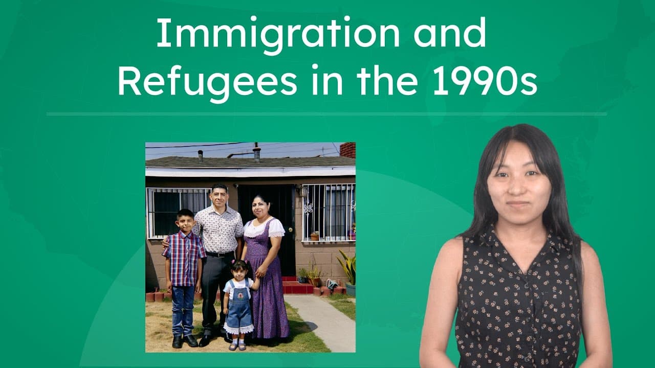 Push, Pull, and Policy: US Immigration in the 1990s