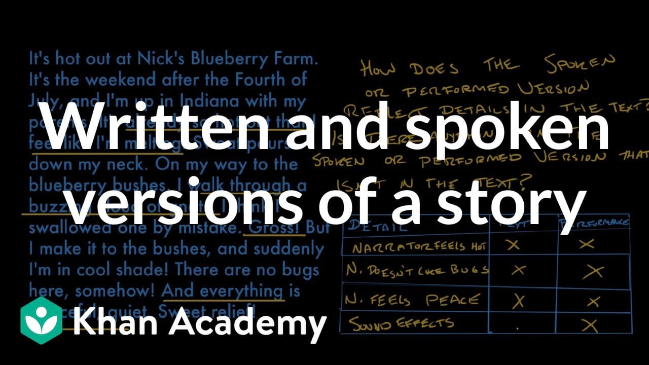 Comparing Written Text to Audio Performance