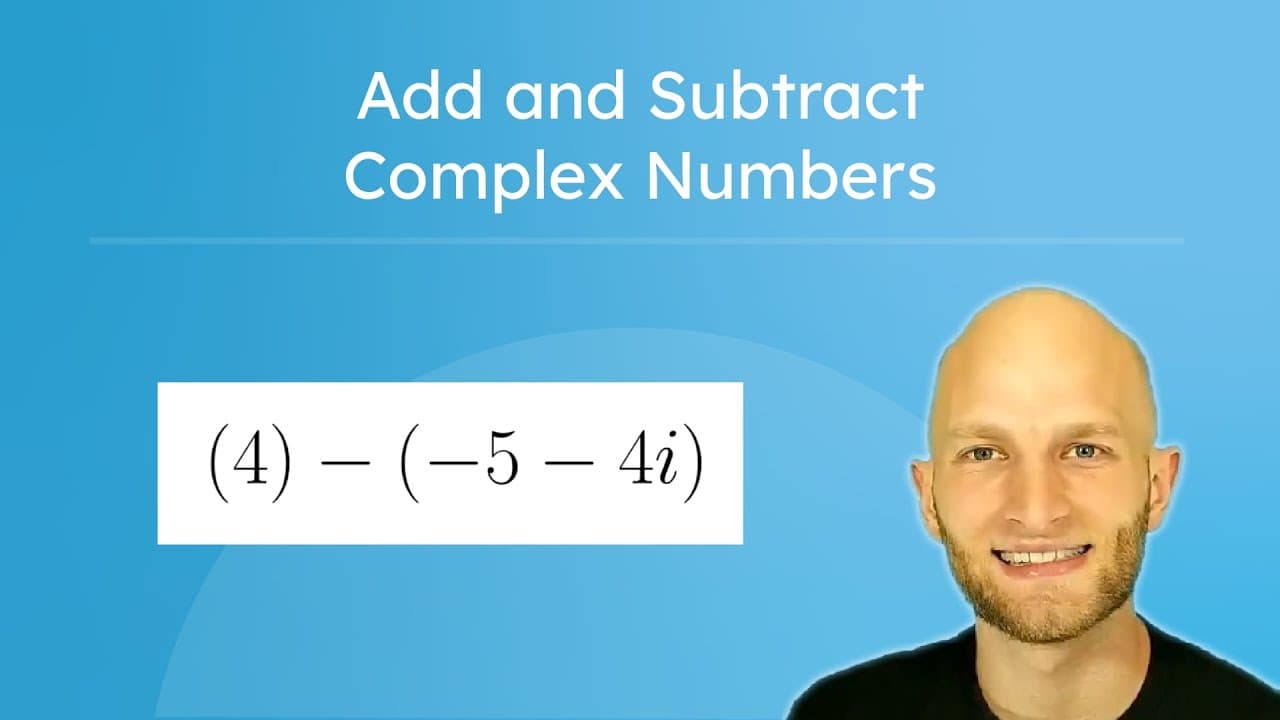How to Add and Subtract Complex Numbers