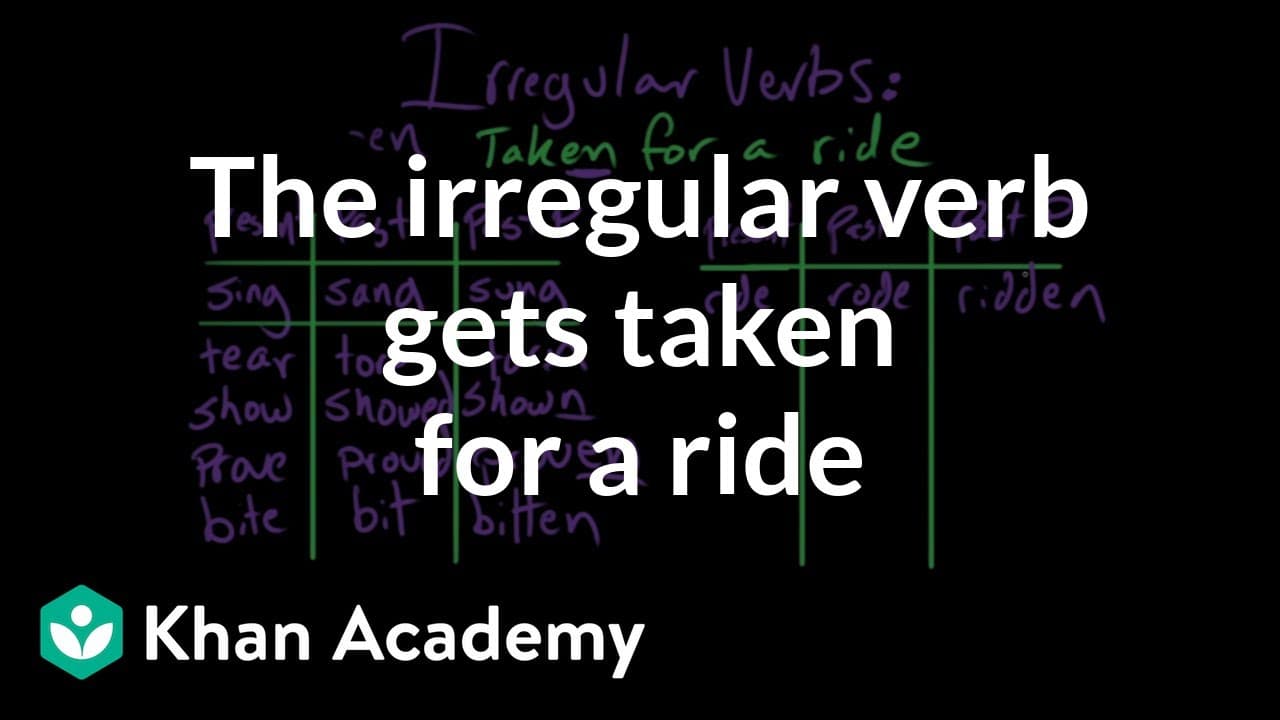 Mastering Irregular Verbs with the -EN Ending