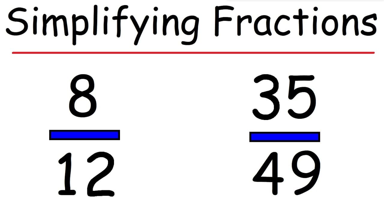 How to Simplify Fractions Using Factors