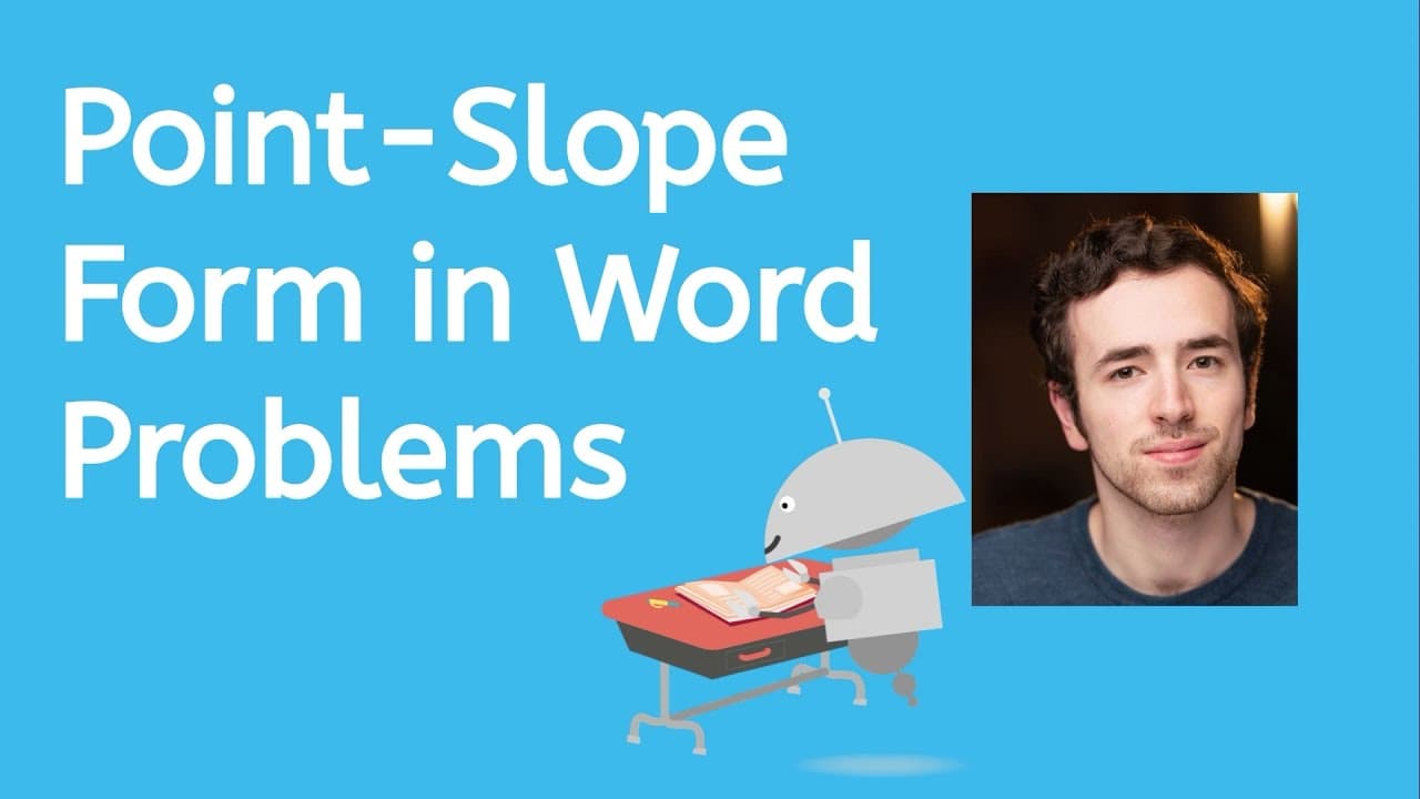 Solving Real-World Problems Using Point-Slope Form