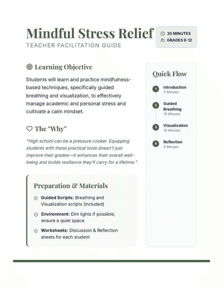 Mindful Stress Relief