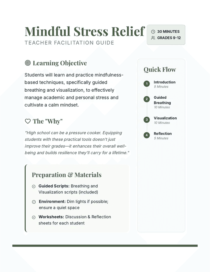Mindful Stress Relief