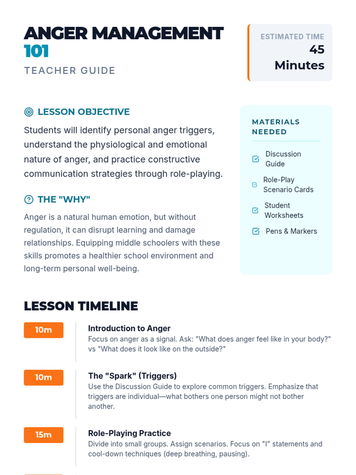 Anger Management 101 • Lesson • Lenny Learning