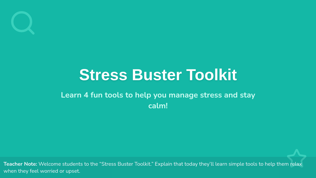 Stress Busters • Lesson • Lenny Learning