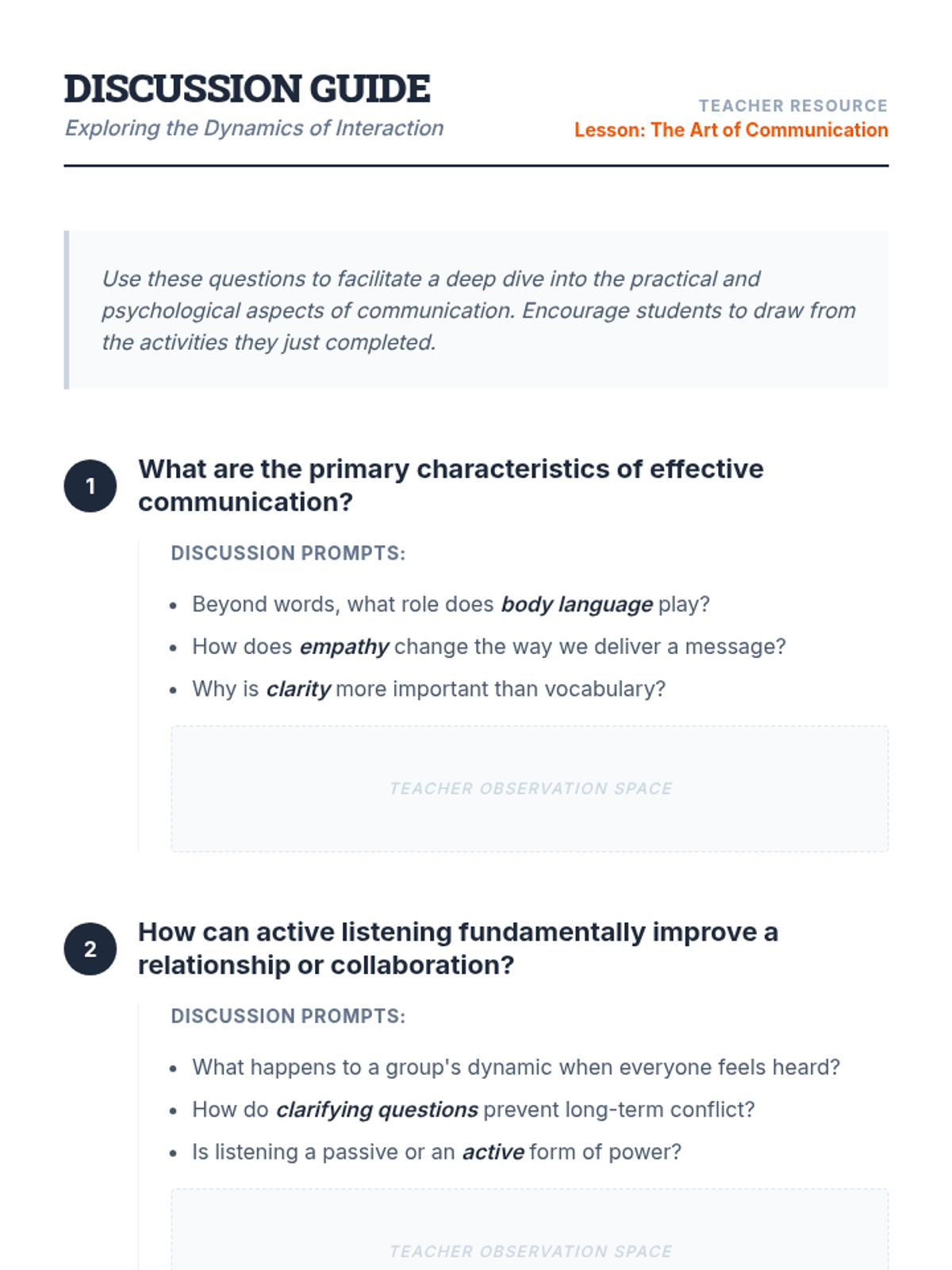 The Art of Communication • Lesson • Lenny.com