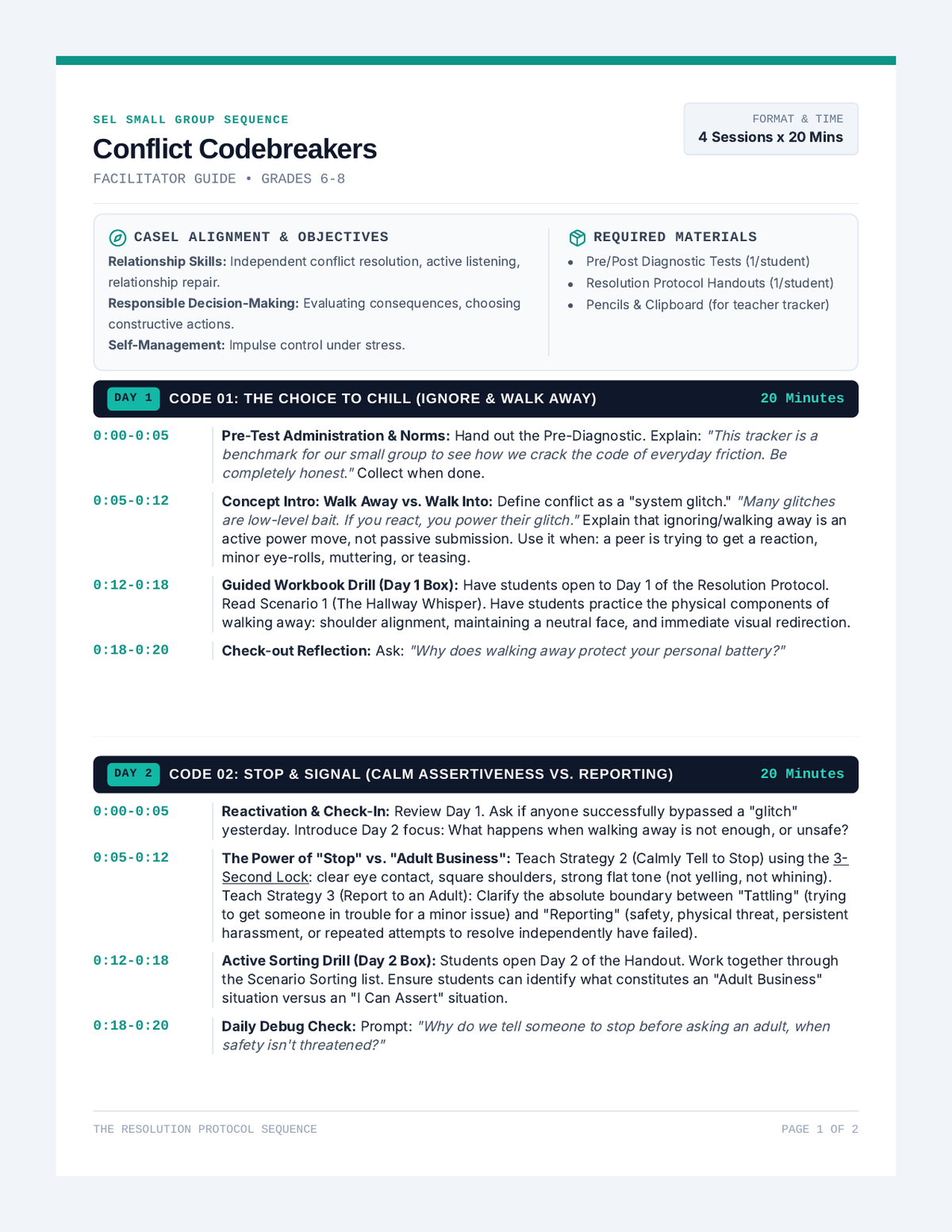 Codebreaker Leader Guide page 1