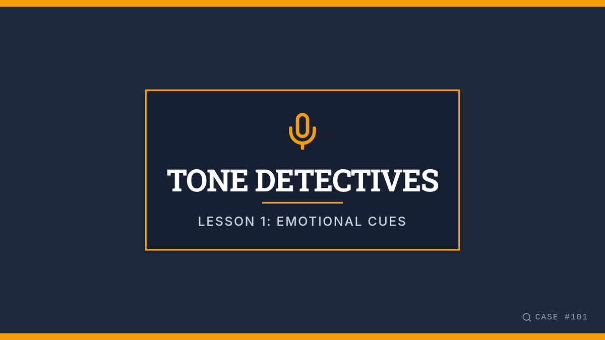 Tone Detective Slides