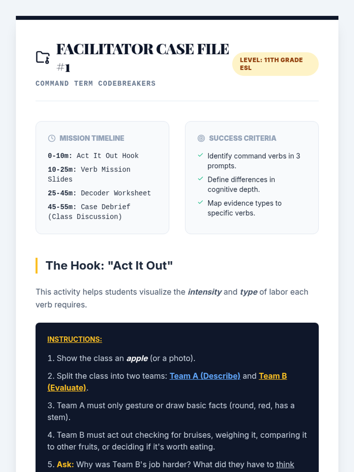 Facilitator Case File 1