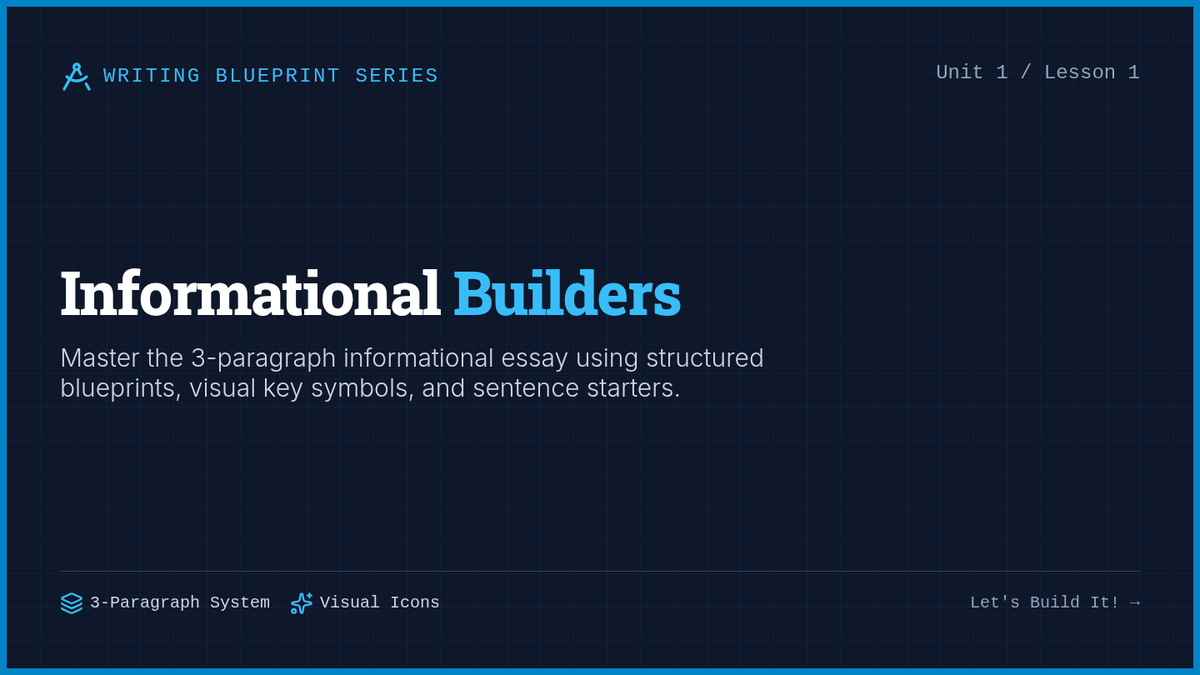 Informational Builders Slides