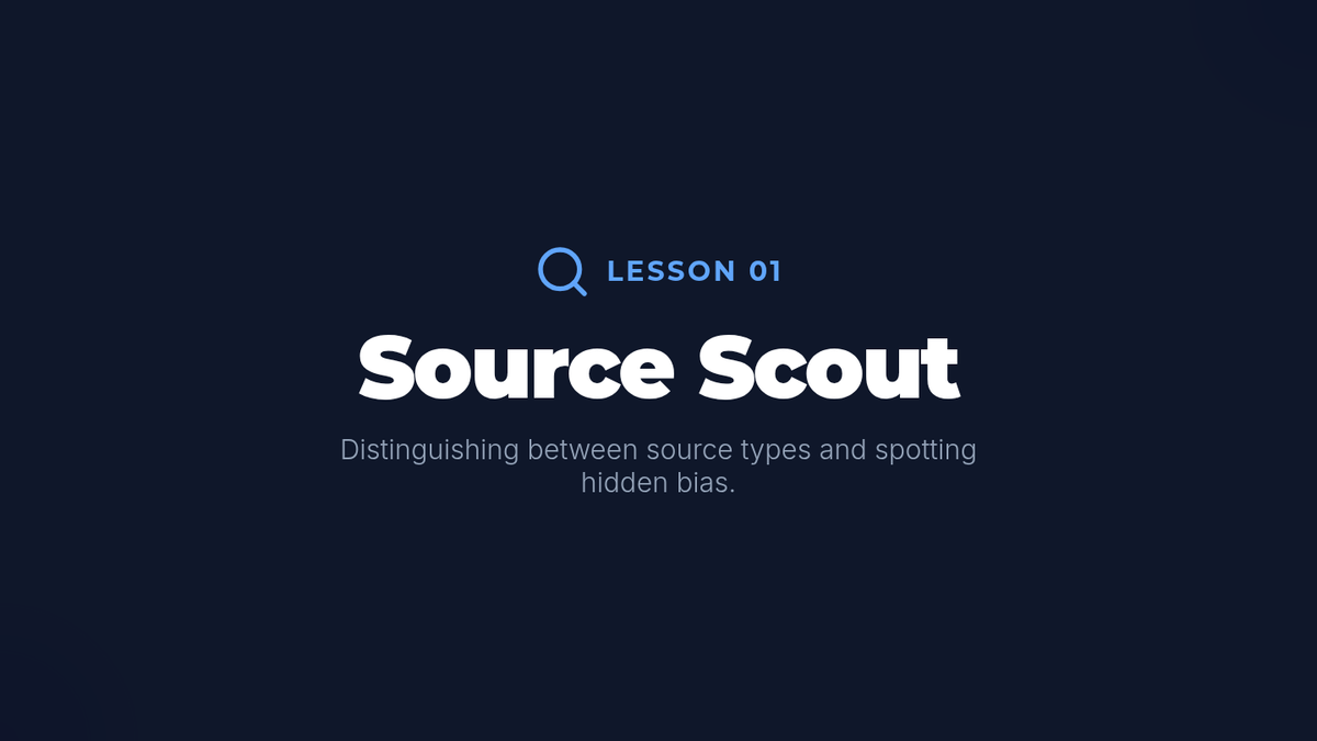 Source Scout Slides