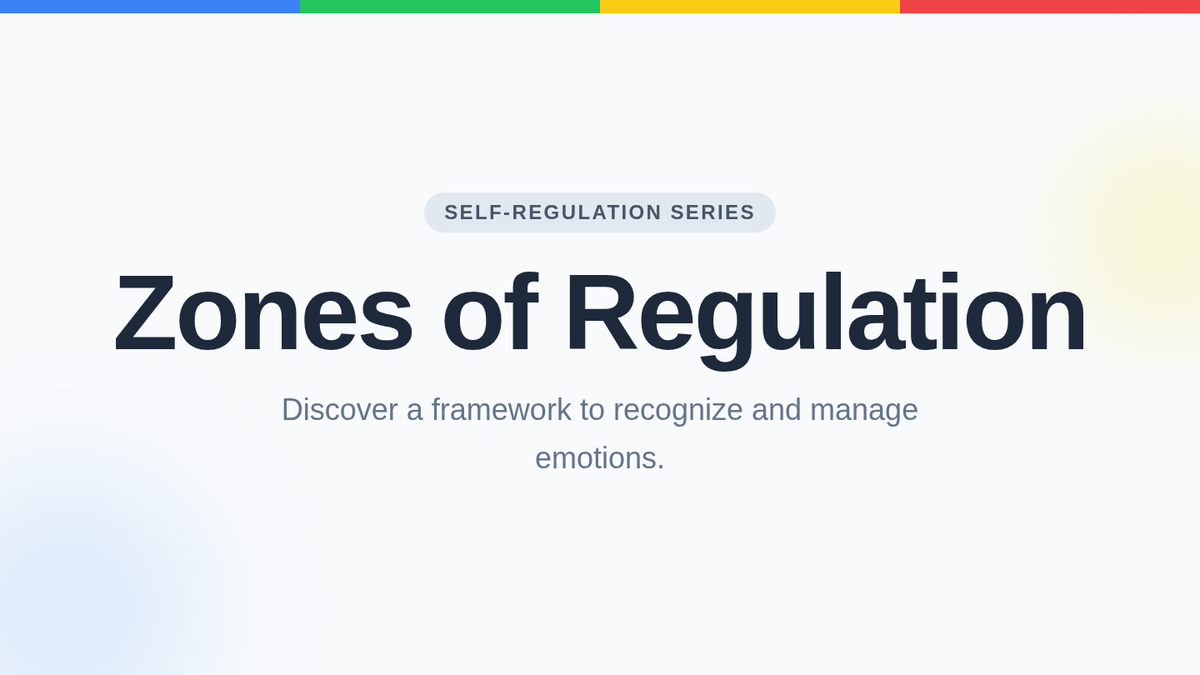 Zones of Regulation • Lesson • Lenny Learning