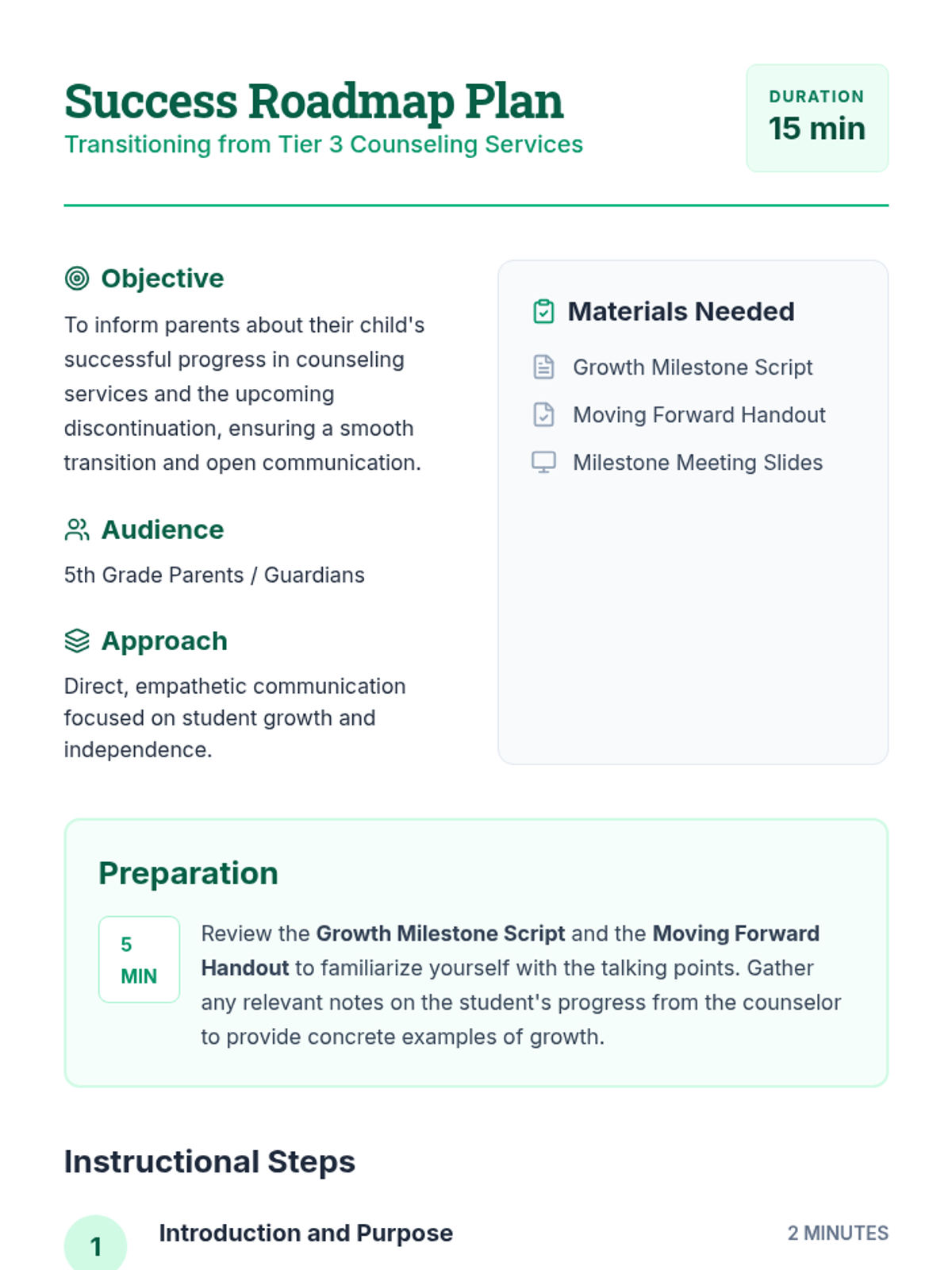 Success Roadmap Plan • Material • Lenny Learning