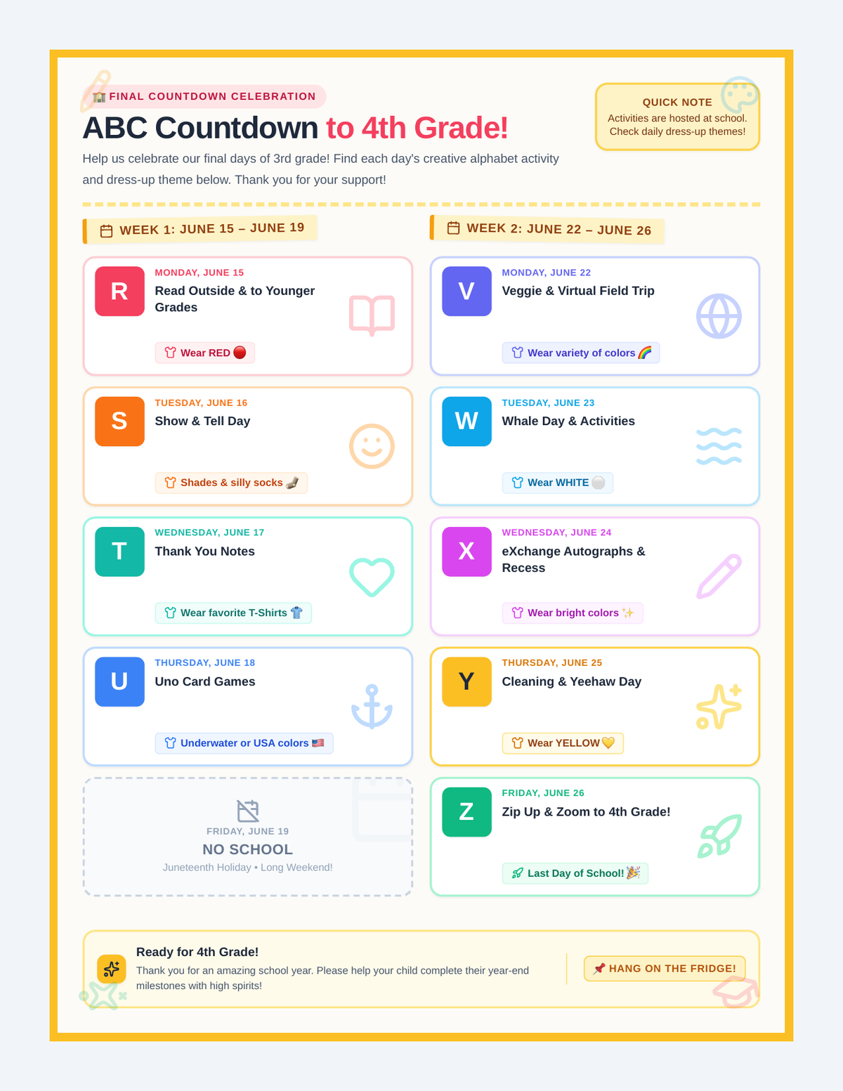 ABC Countdown Parent Flyer page 1
