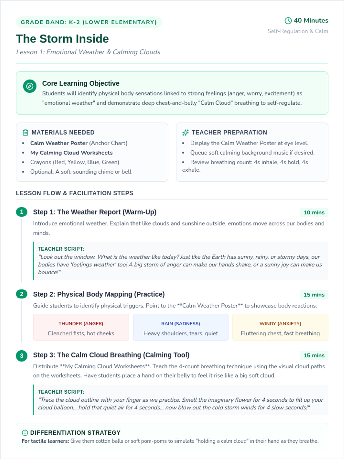 Storm Inside Teacher Guide