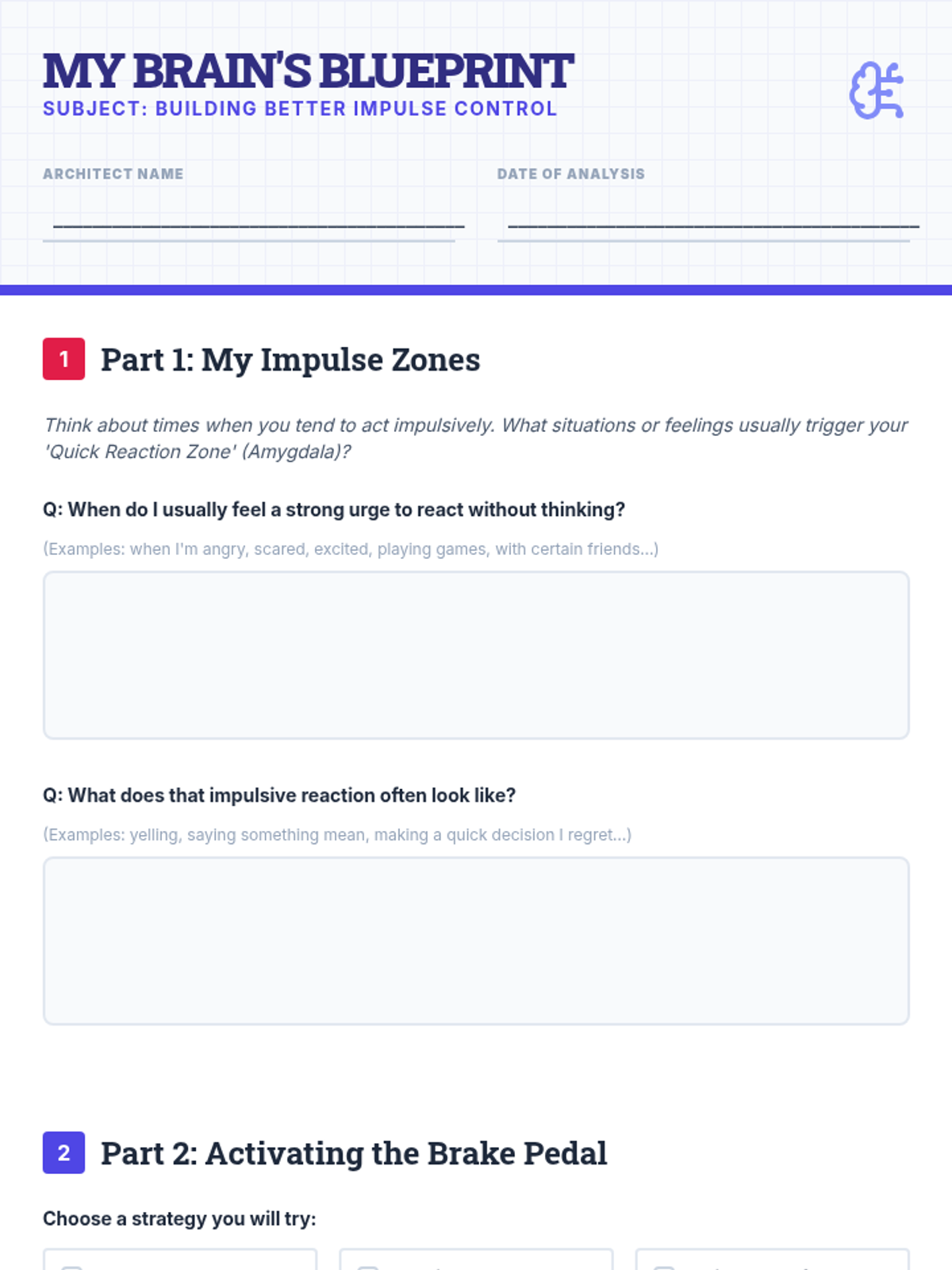 Identity Blueprin Worksheet.pdf My Brain's Blueprint Worksheet • Material • Lenny.com