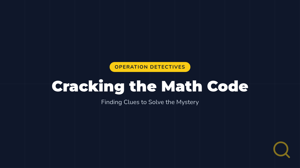 Operation Detectives Slides
