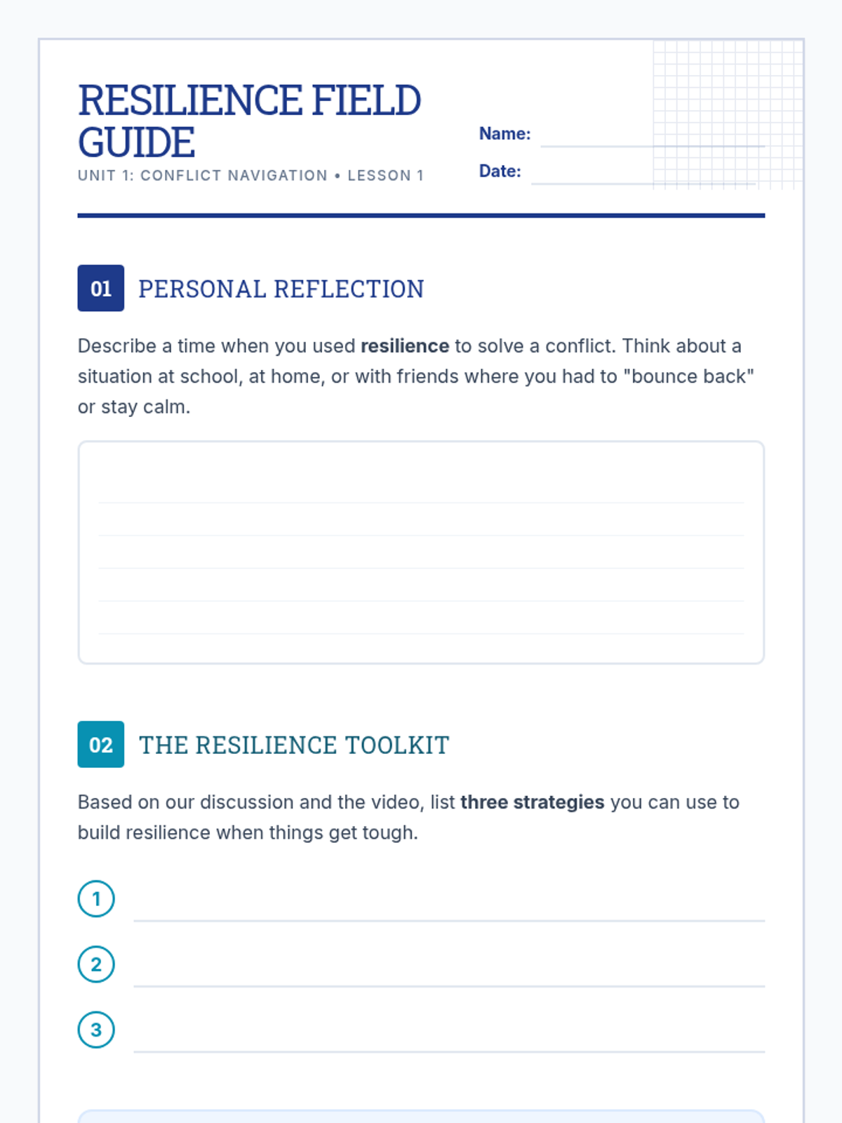 Building Resilience for Conflict Resolution • Lesson • Lenny Learning