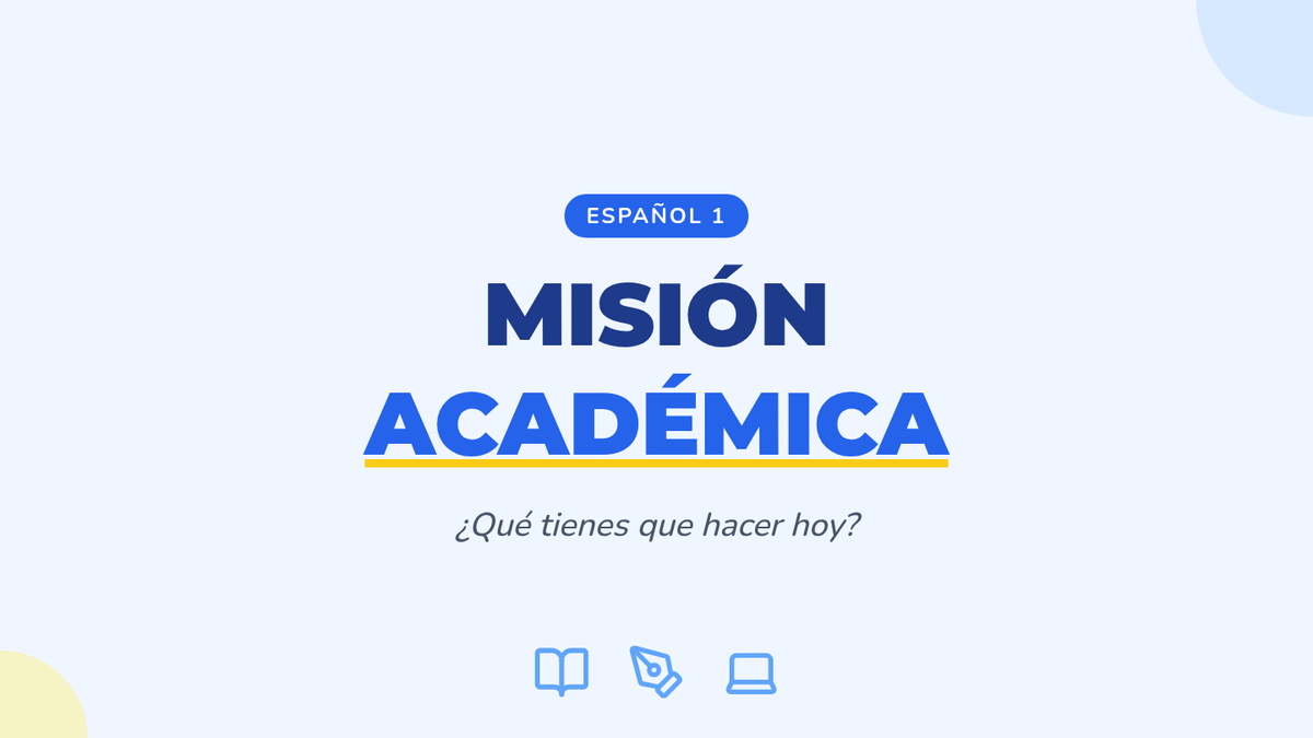 Mision Academica Slides