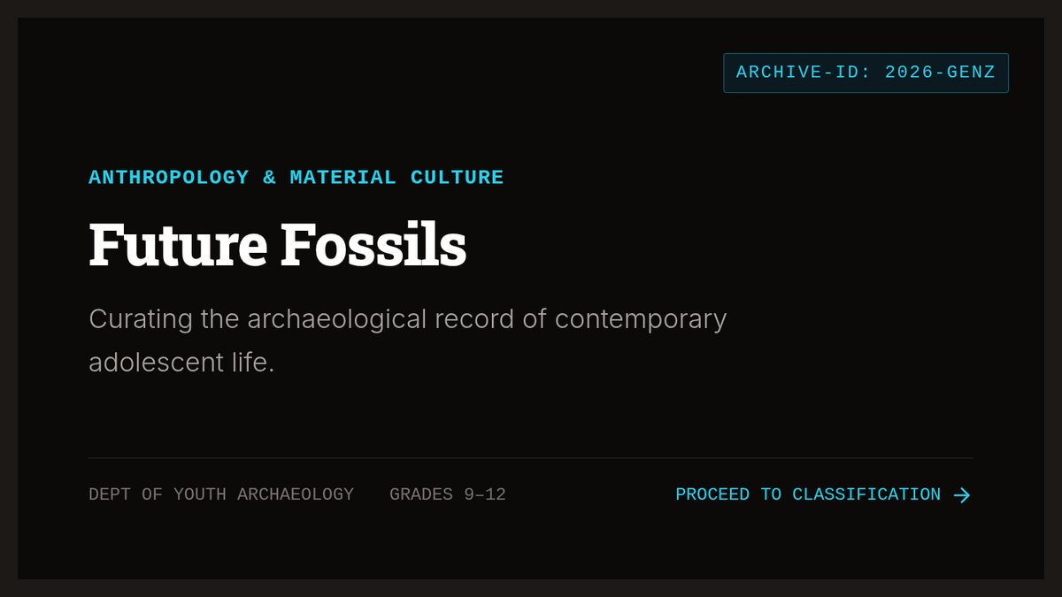 Future Fossils Slides
