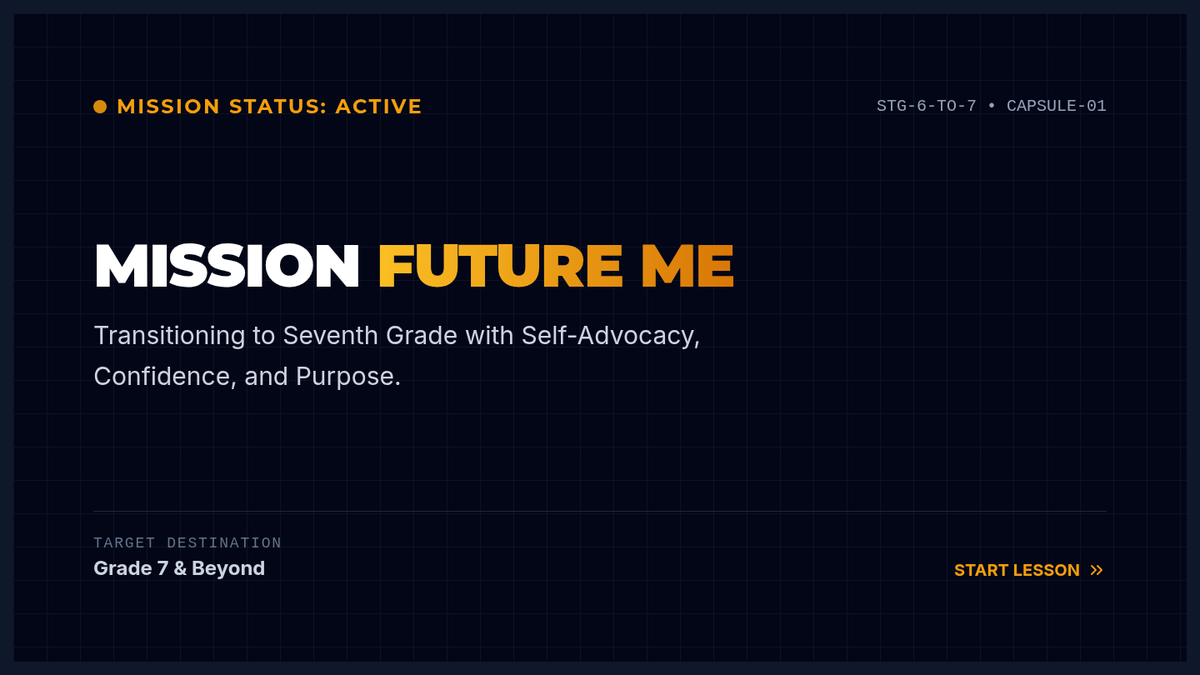 Mission Future Me Slides