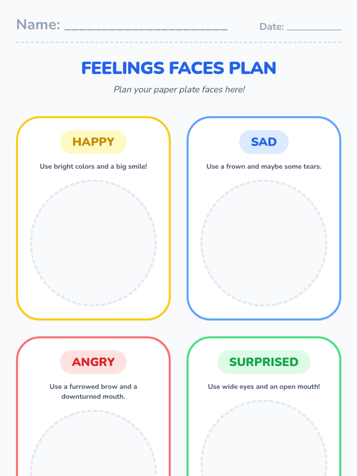 Feelings Faces • Lesson • Lenny Learning