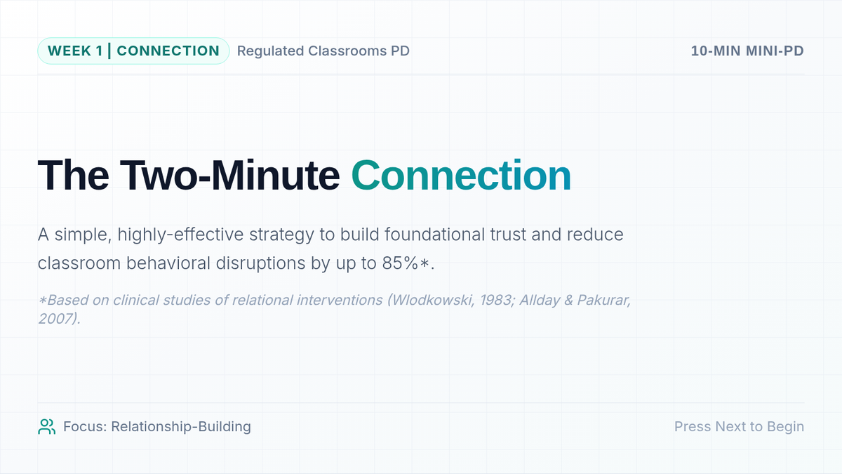Two Minute Connection Slides