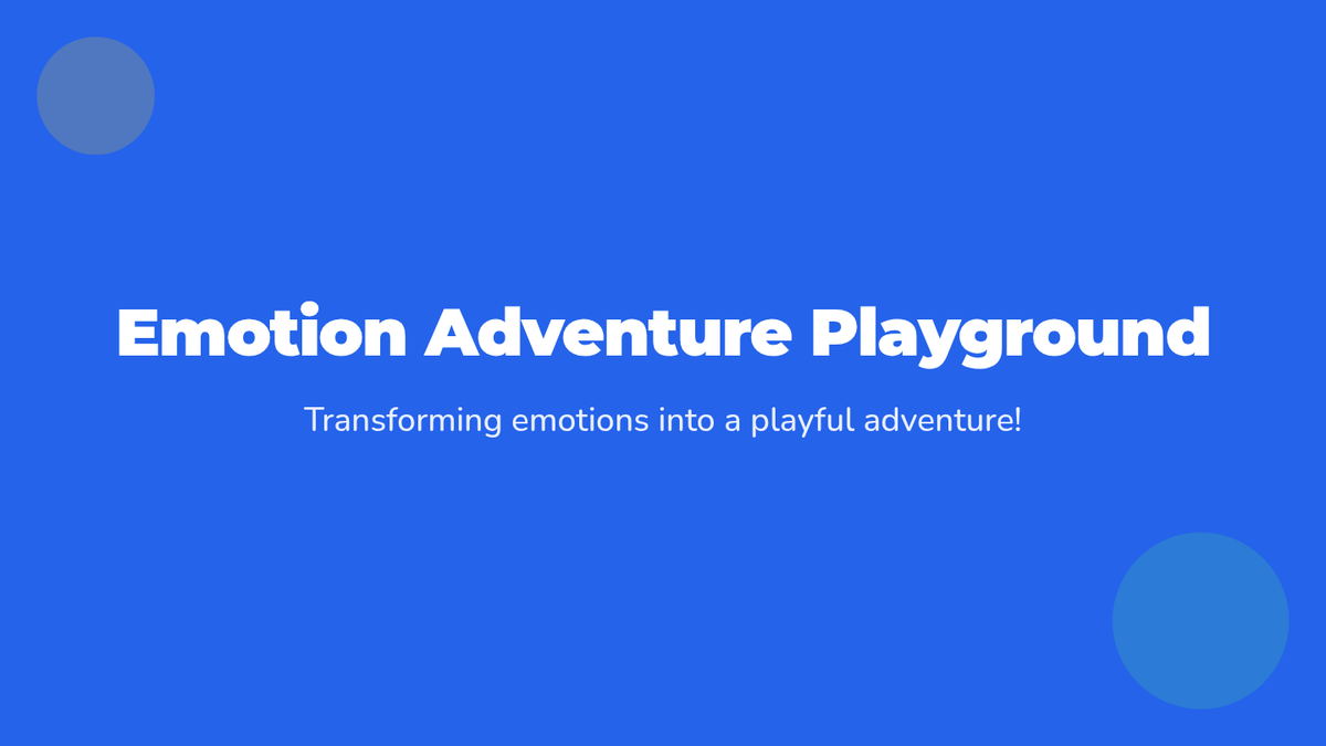 Emotion Adventure Playground • Lesson • Lenny Learning