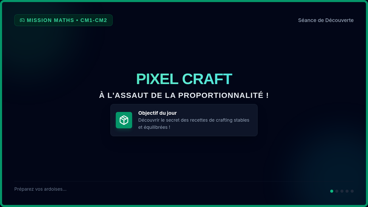Pixel Craft Diaporama Découverte