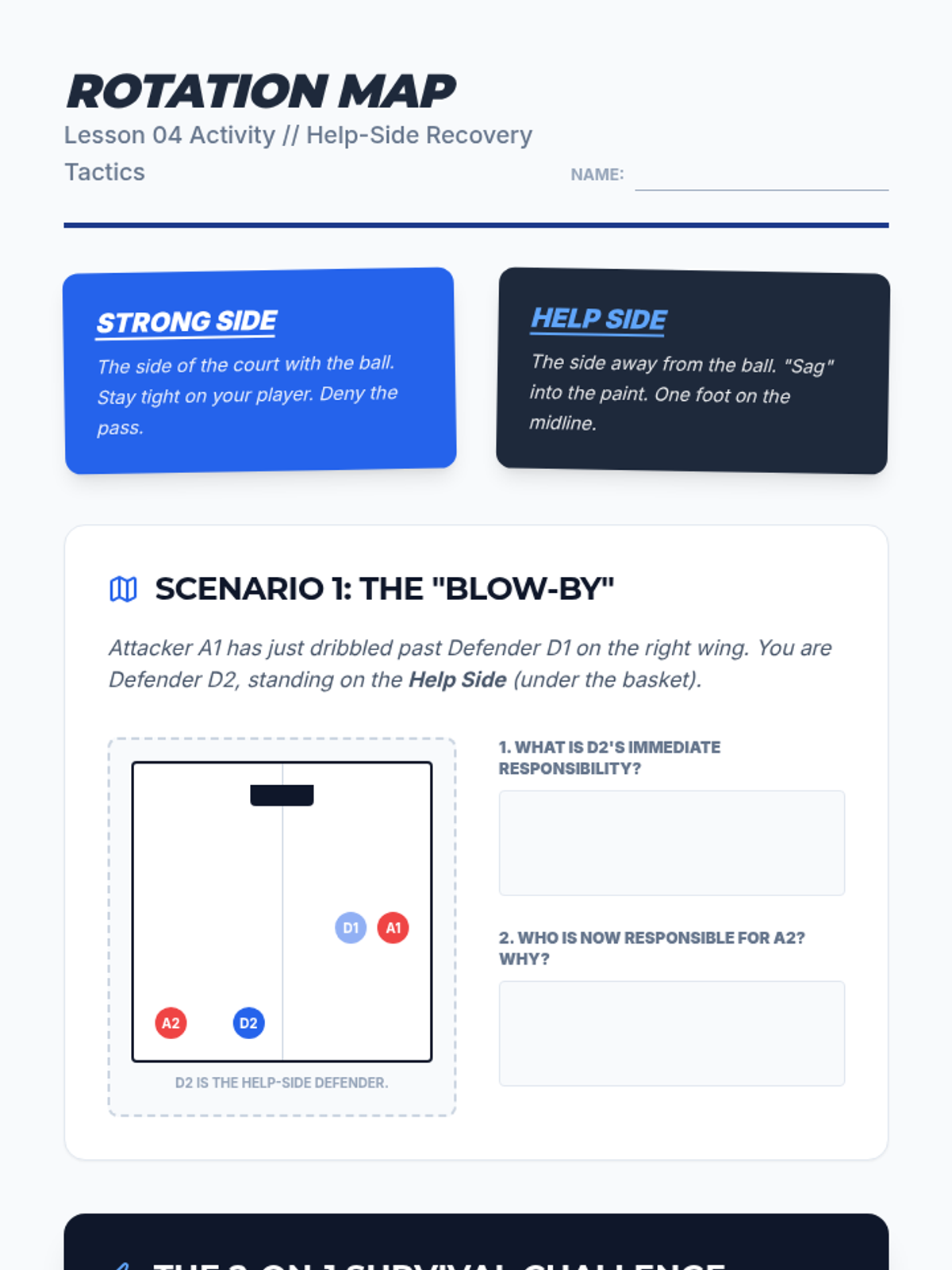 Rotation Map Worksheet • Material • Lenny Learning
