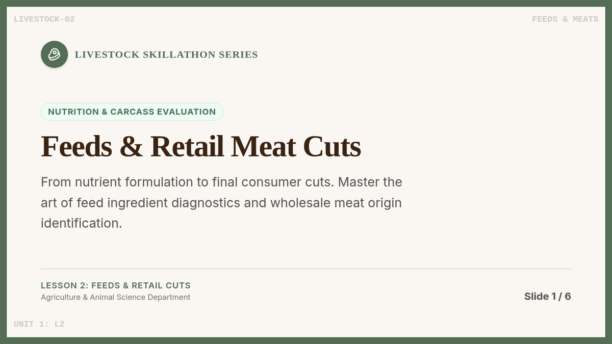 Feeds and Cuts Slides