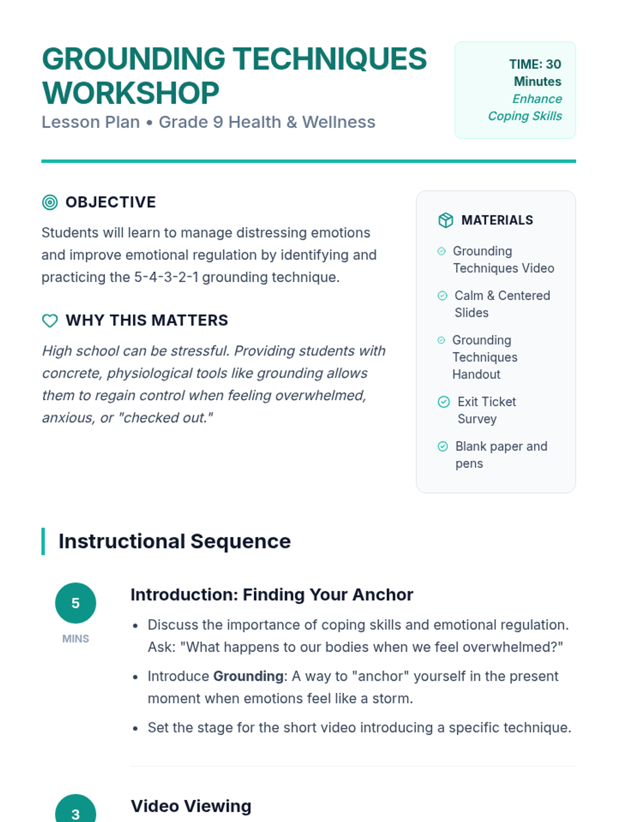 Grounding Workshop Facilitator Guide • Material • Lenny Learning